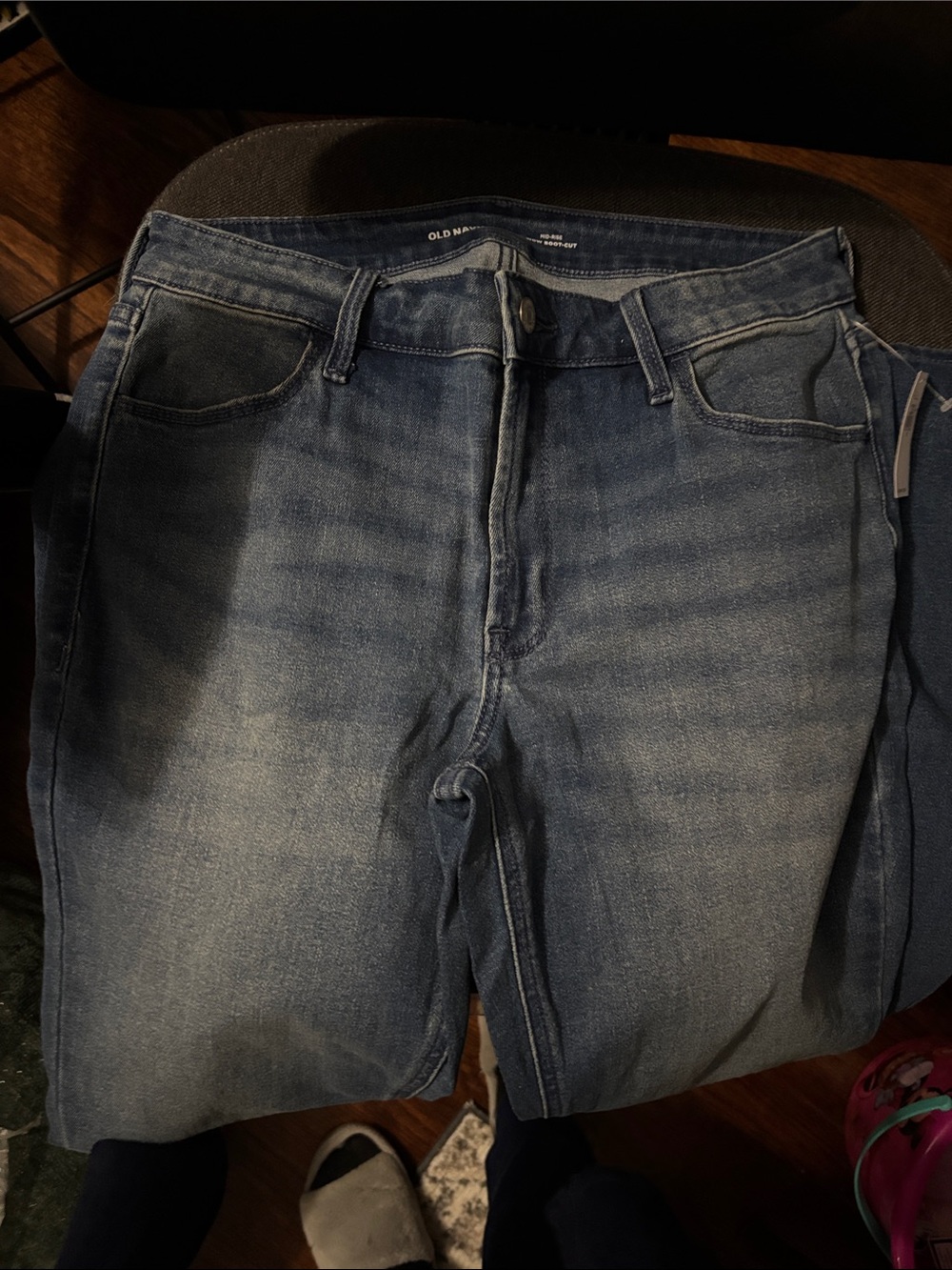 NWT OLD NAVY Womens Faded Blue Straight Jeans